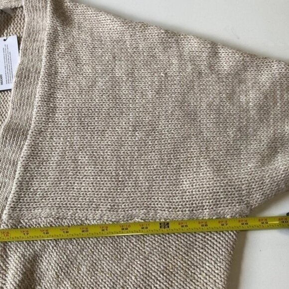 NWT Guess Metallic Cardigan Open Front with Pockets Size M/L - Picture 9 of 9